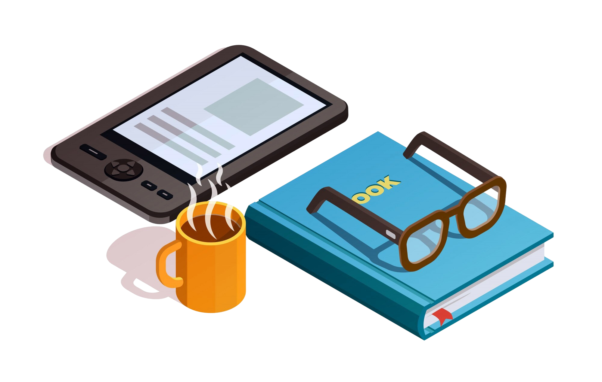 Isometric reading composition